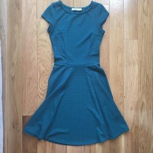 Dark green summer dress